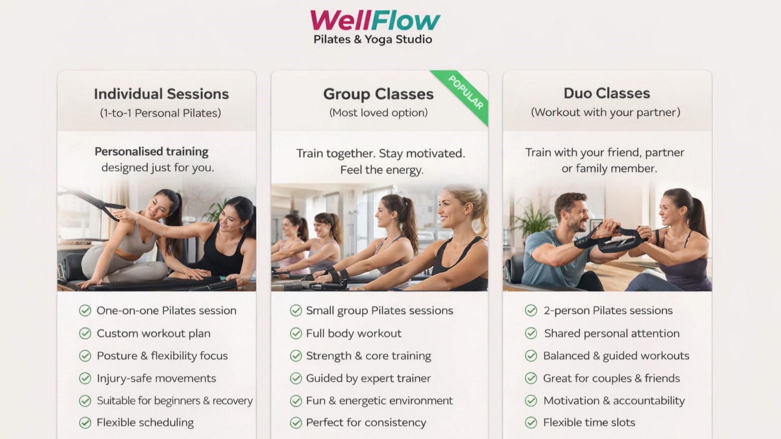 Pilates Studio Interior